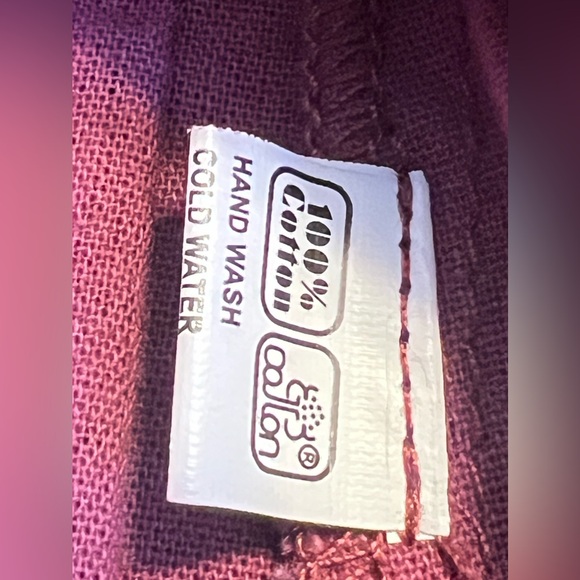 Cupcake International Tunic Women’s Sz M Pink Pintuck Button Up Art-to-wear Top - Picture 9 of 11